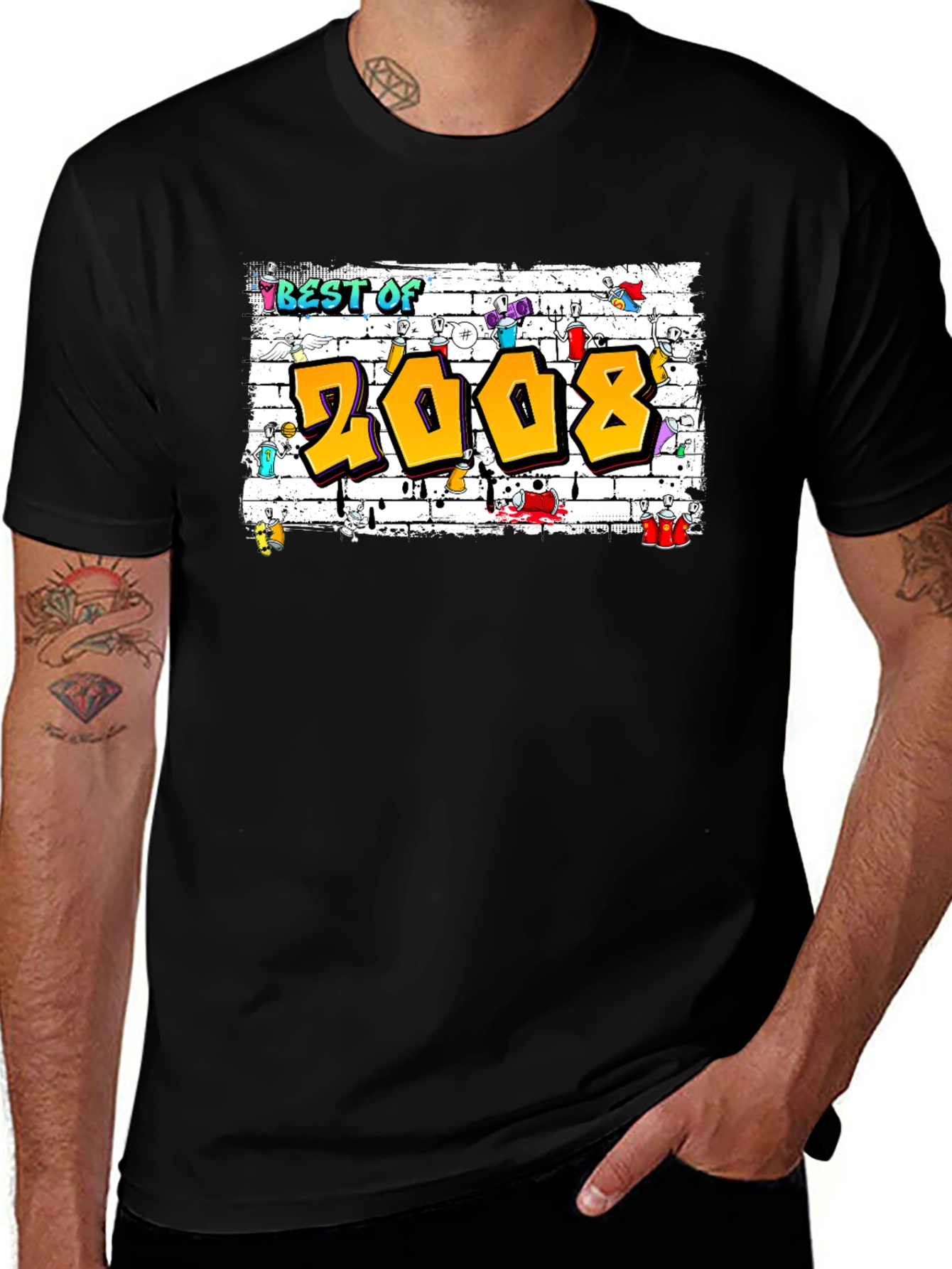 Best of 2008 Graffiti Style Tee