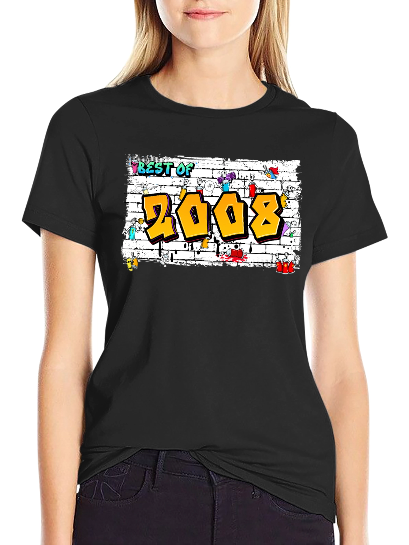 Best of 2008 Graffiti Style Tee