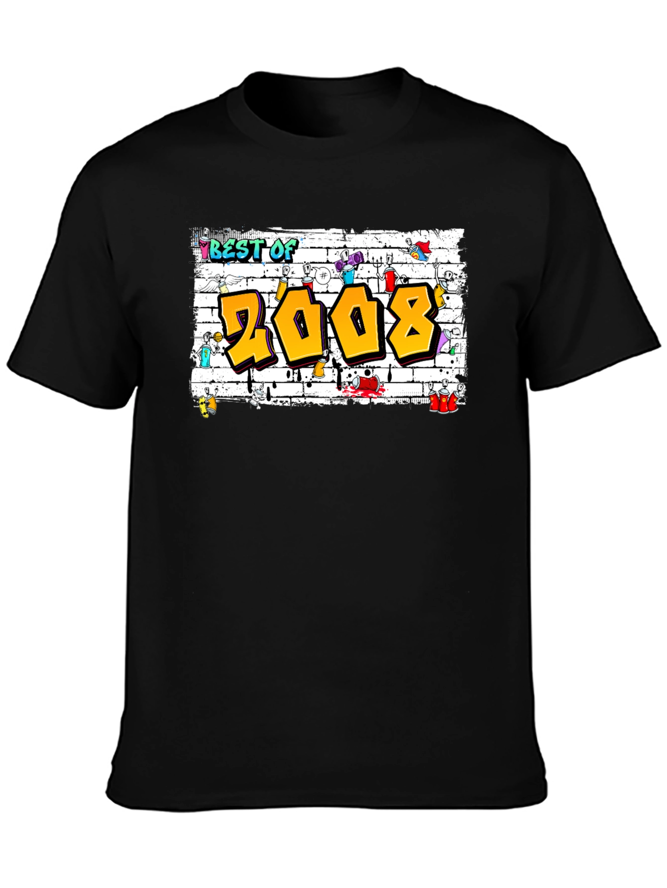 Best of 2008 Graffiti Style Tee