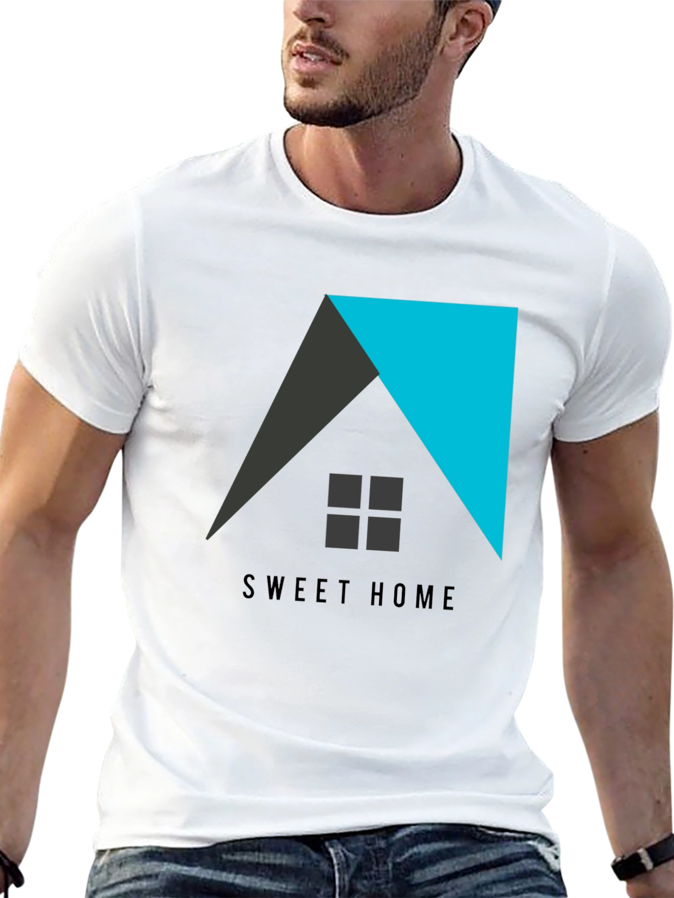 Sweet Home Graphic Tee - Modern Design