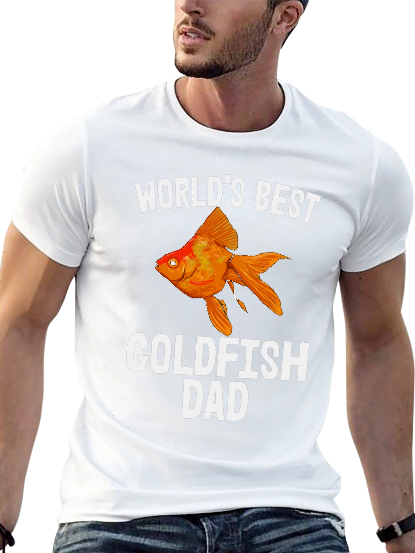 Worlds Best Goldfish Dad T-Shirt