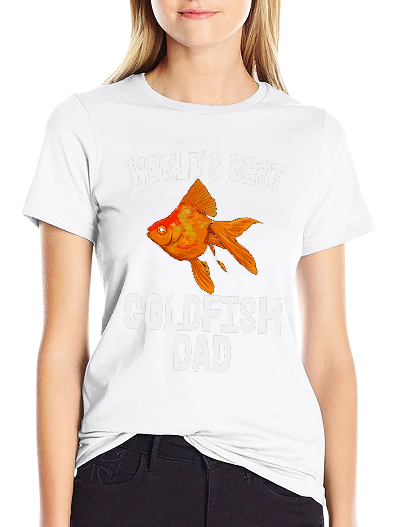 Worlds Best Goldfish Dad T-Shirt
