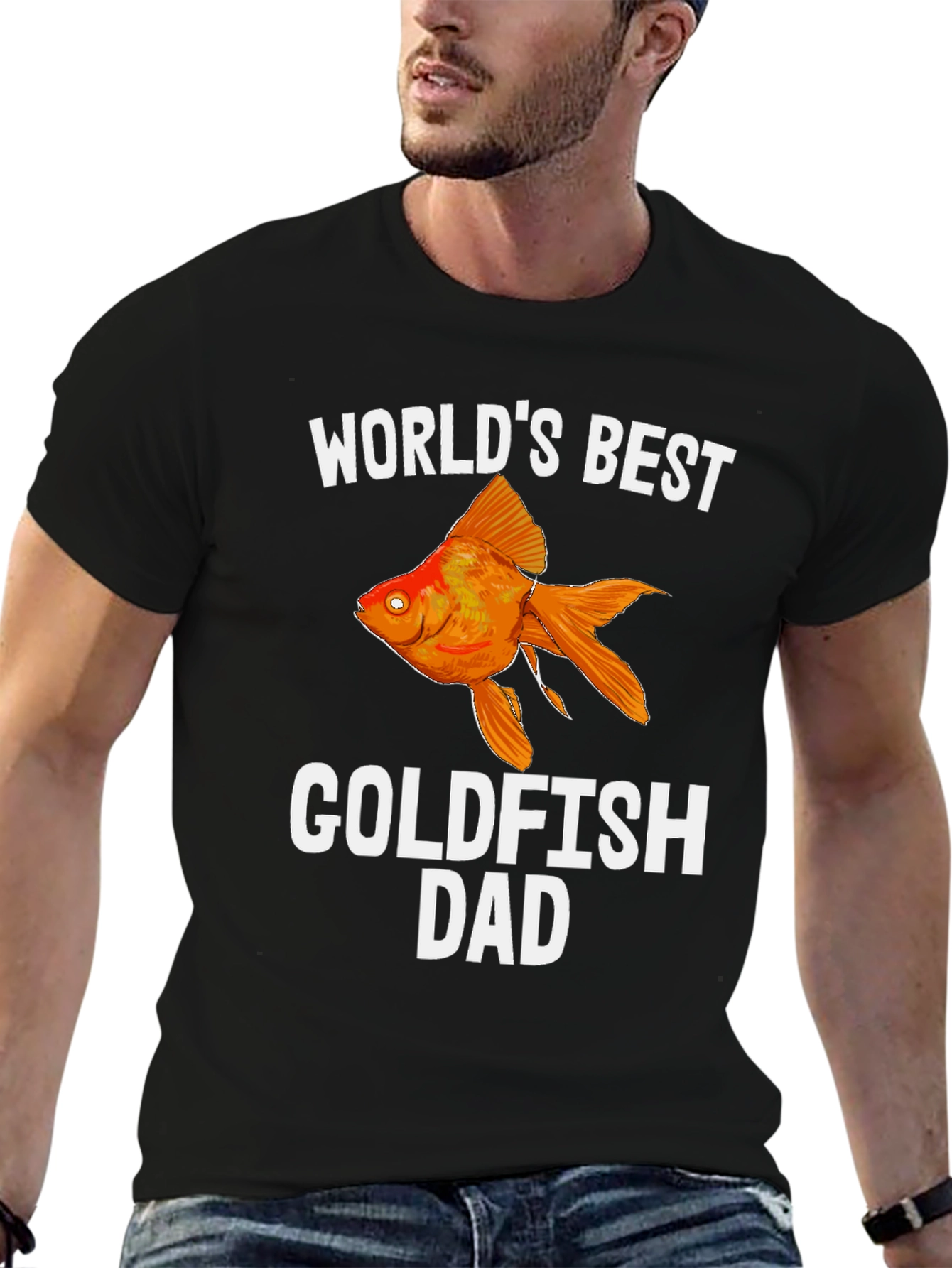 Worlds Best Goldfish Dad T-Shirt