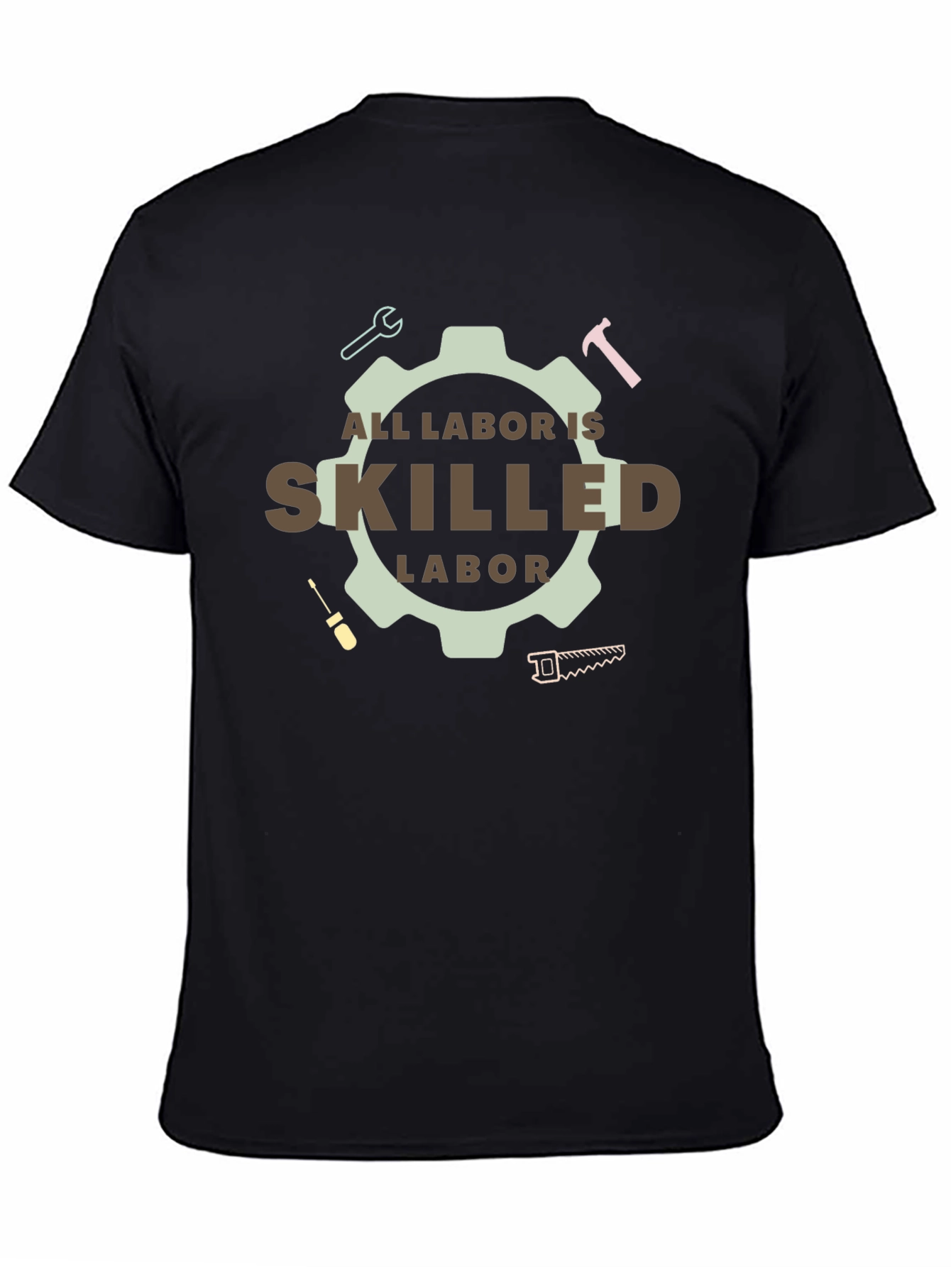 Skilled Labor Graphic Tee - Black Unisex