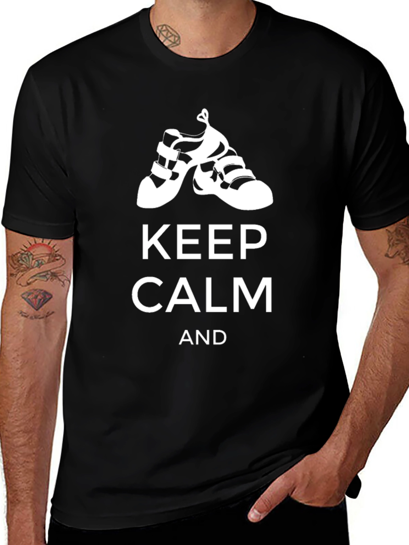 Keep Calm Climbing Shoes T-Shirt