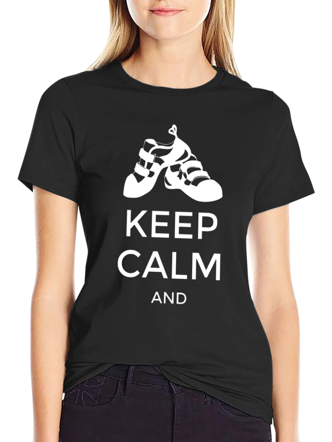 Keep Calm Climbing Shoes T-Shirt