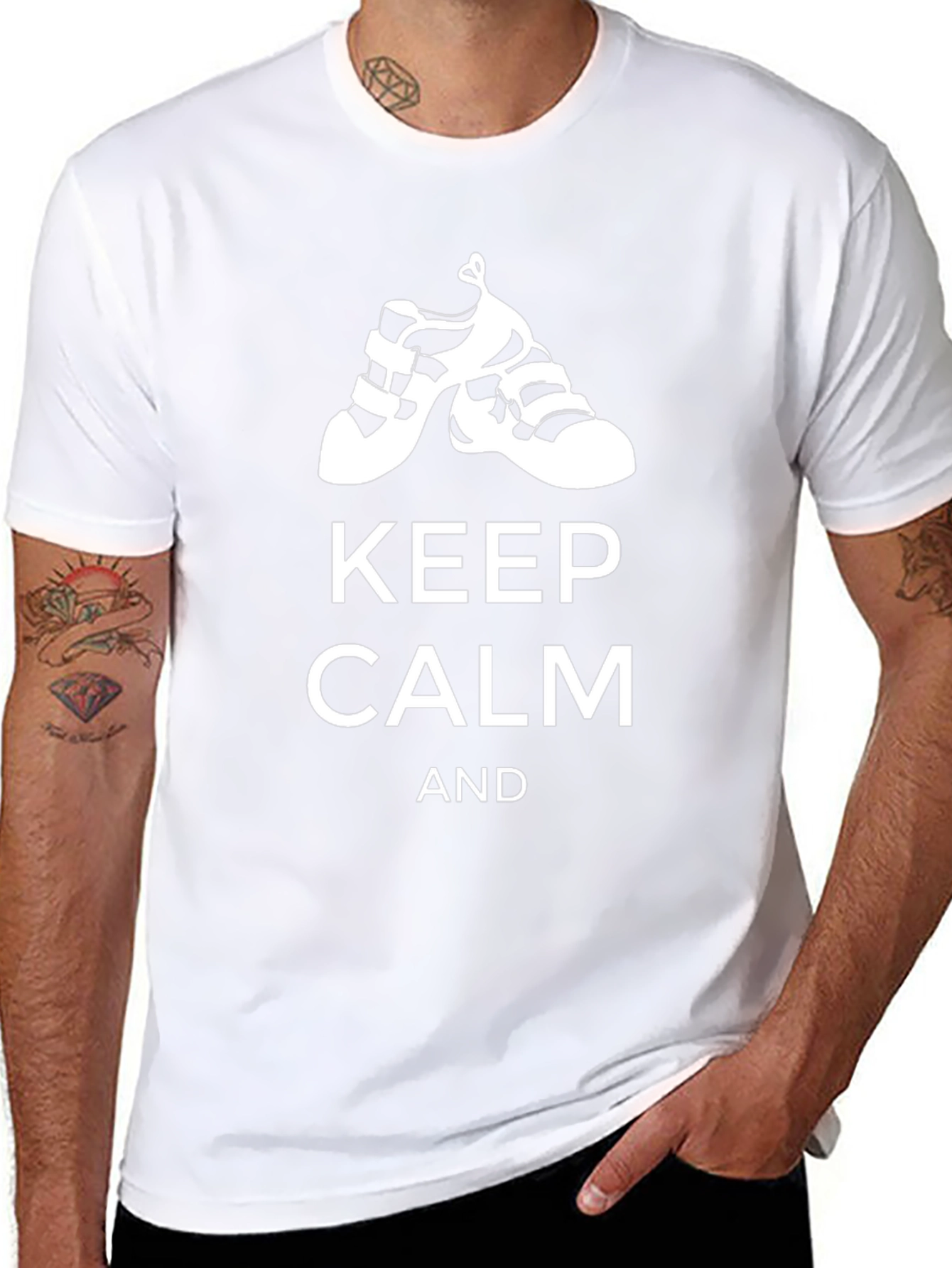 Keep Calm Climbing Shoes T-Shirt