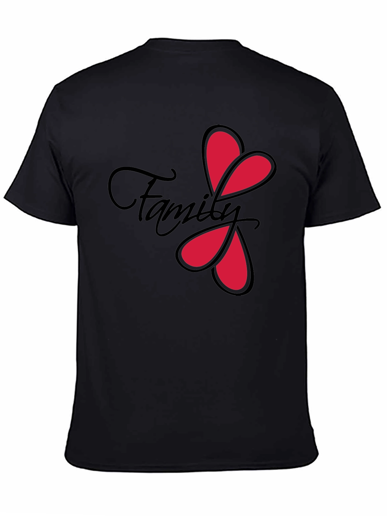 Family Love Heart T-Shirt - Stylish Graphic Tee