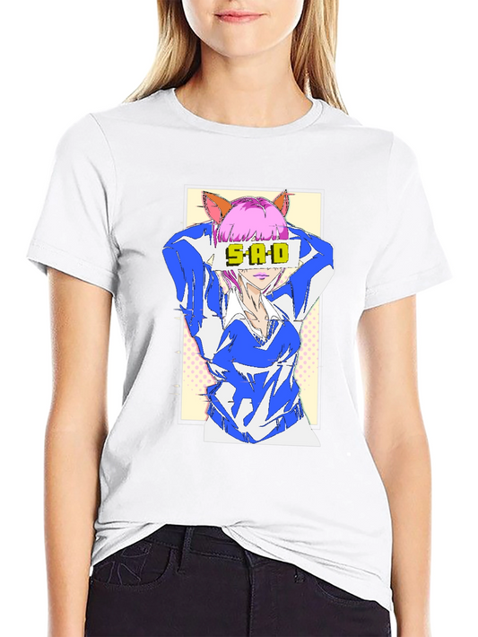 Anime SAD T-Shirt - Unisex Graphic Tee