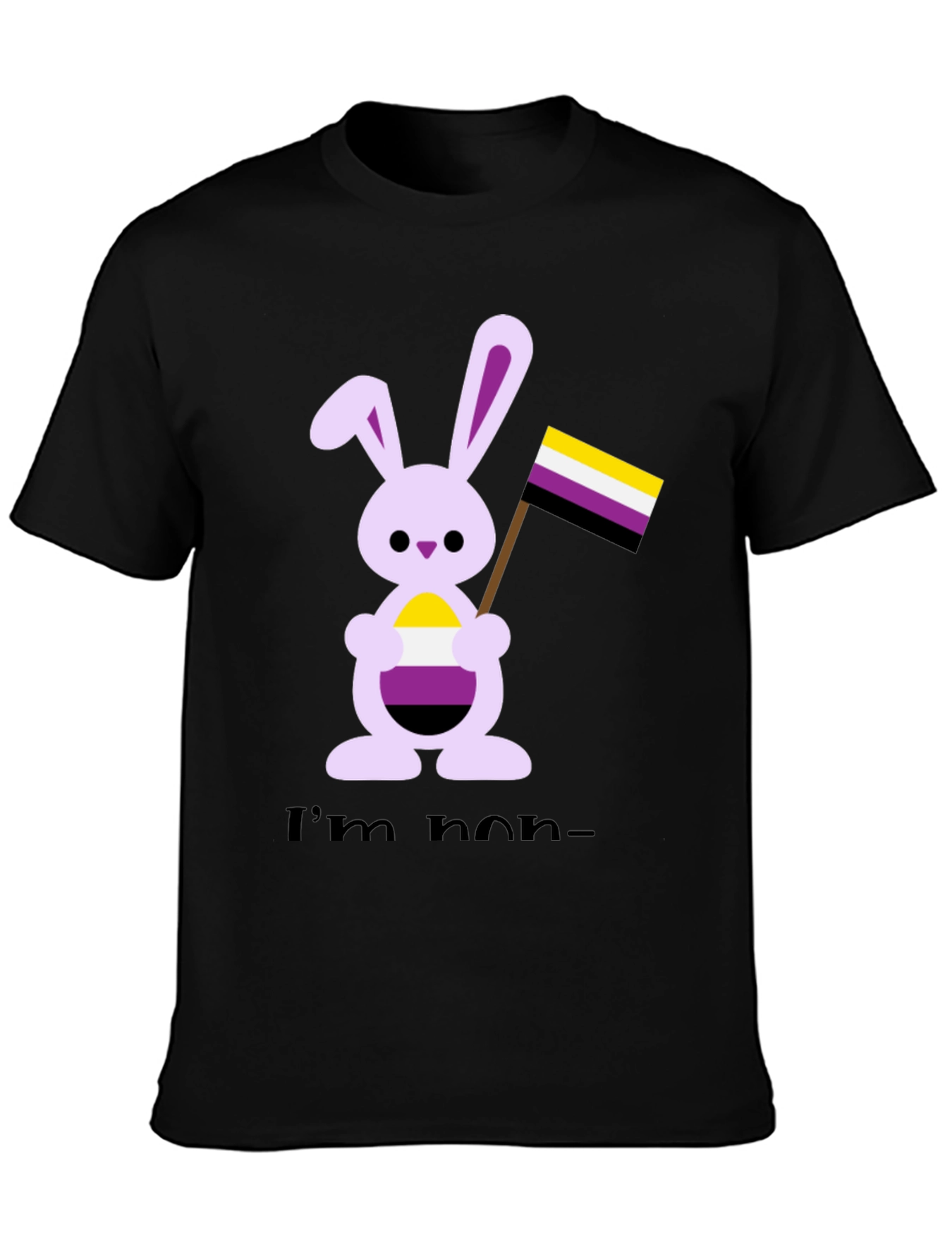 Non-Binary Bunny Pride T-Shirt