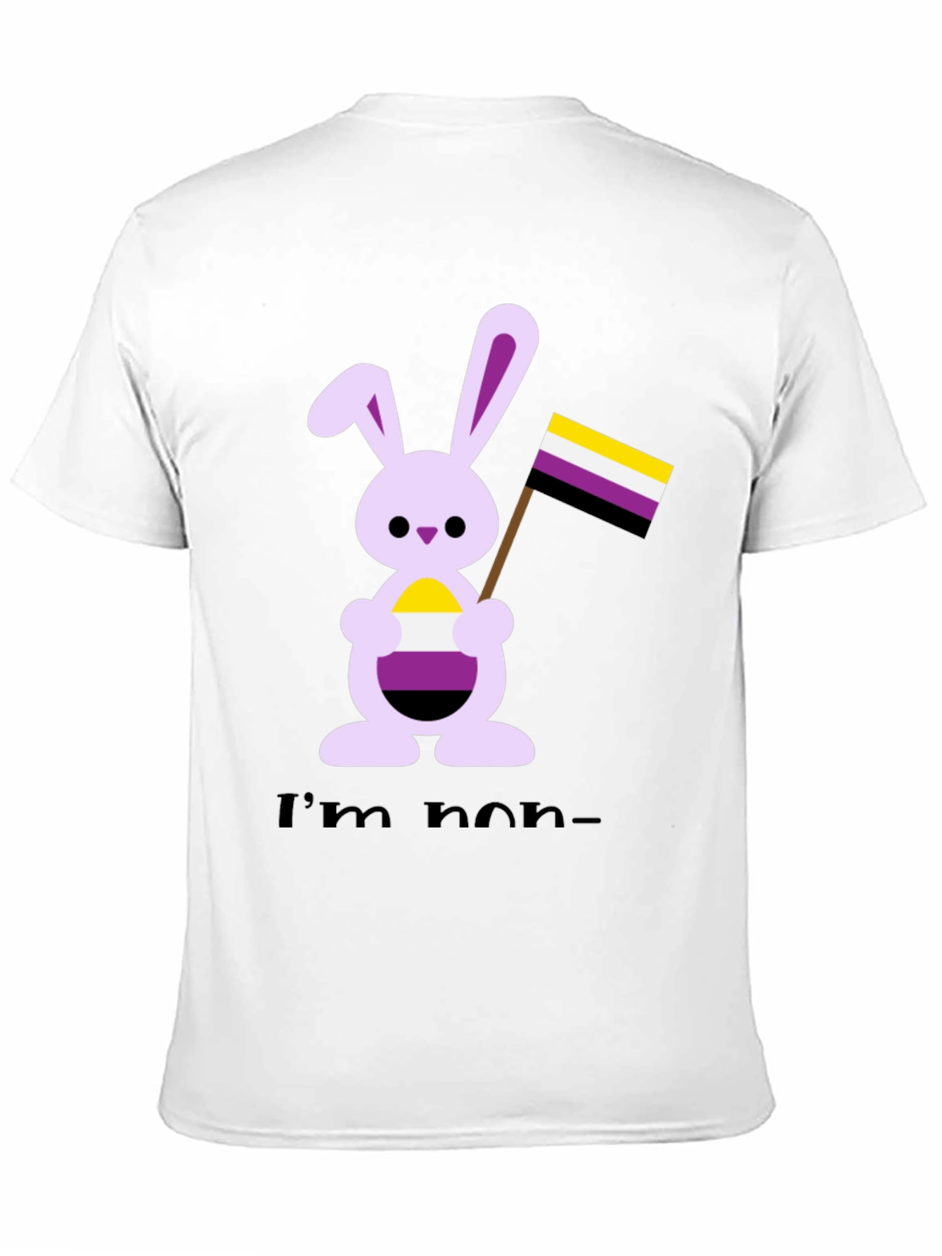 Non-Binary Bunny Pride T-Shirt