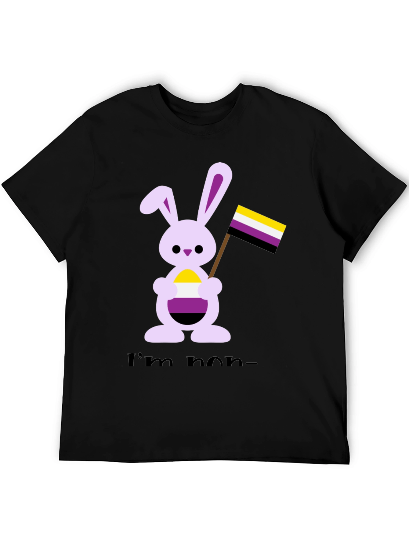 Non-Binary Bunny Pride T-Shirt