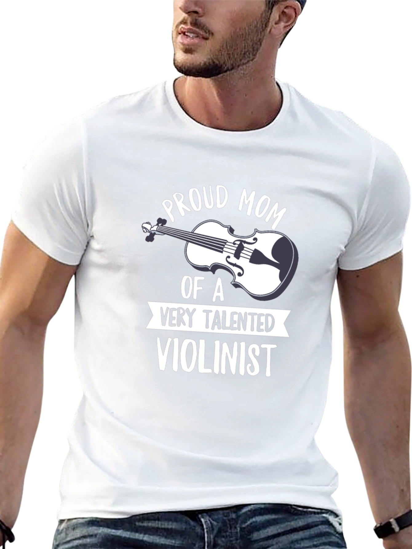 Proud Mom Violinist T-Shirt