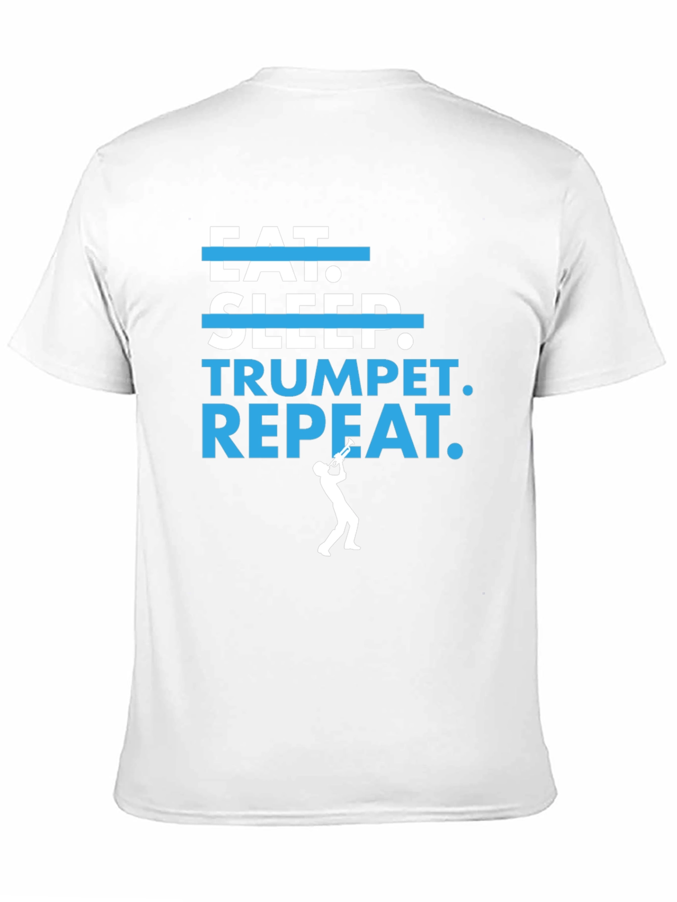 Eat Sleep Trumpet Repeat Graphic T-Shirt
