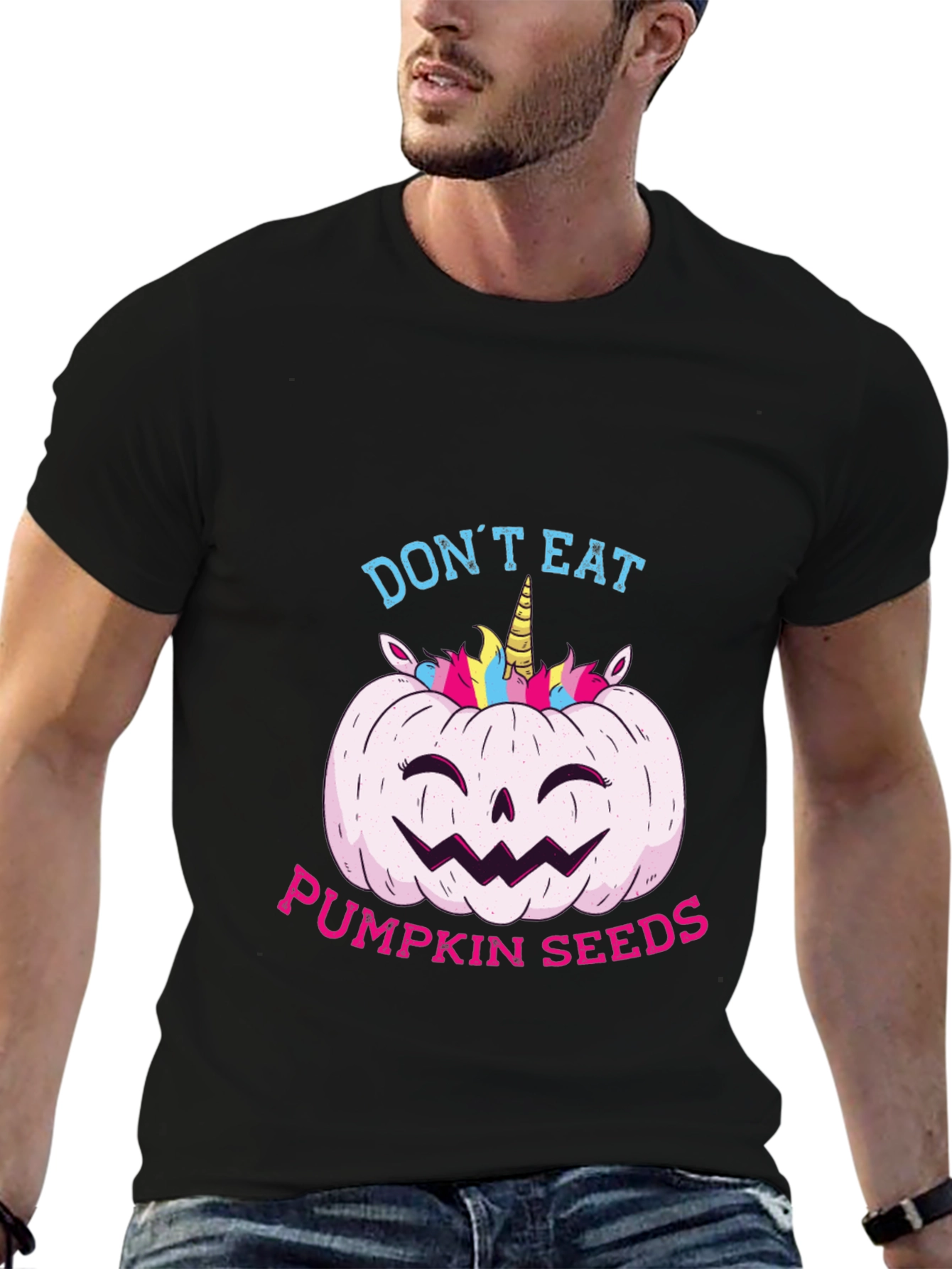 Unicorn Pumpkin Halloween T-Shirt
