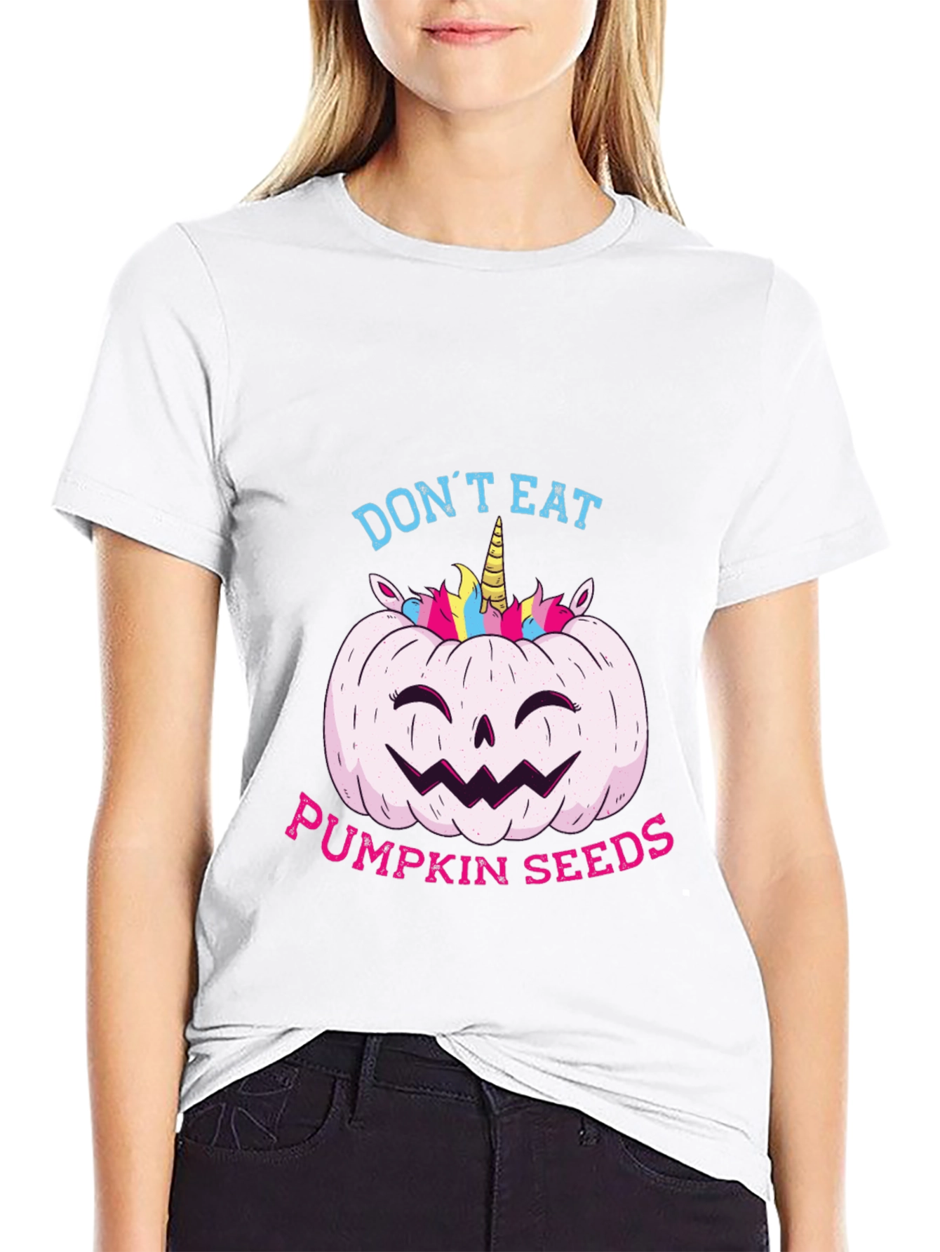 Unicorn Pumpkin Halloween T-Shirt