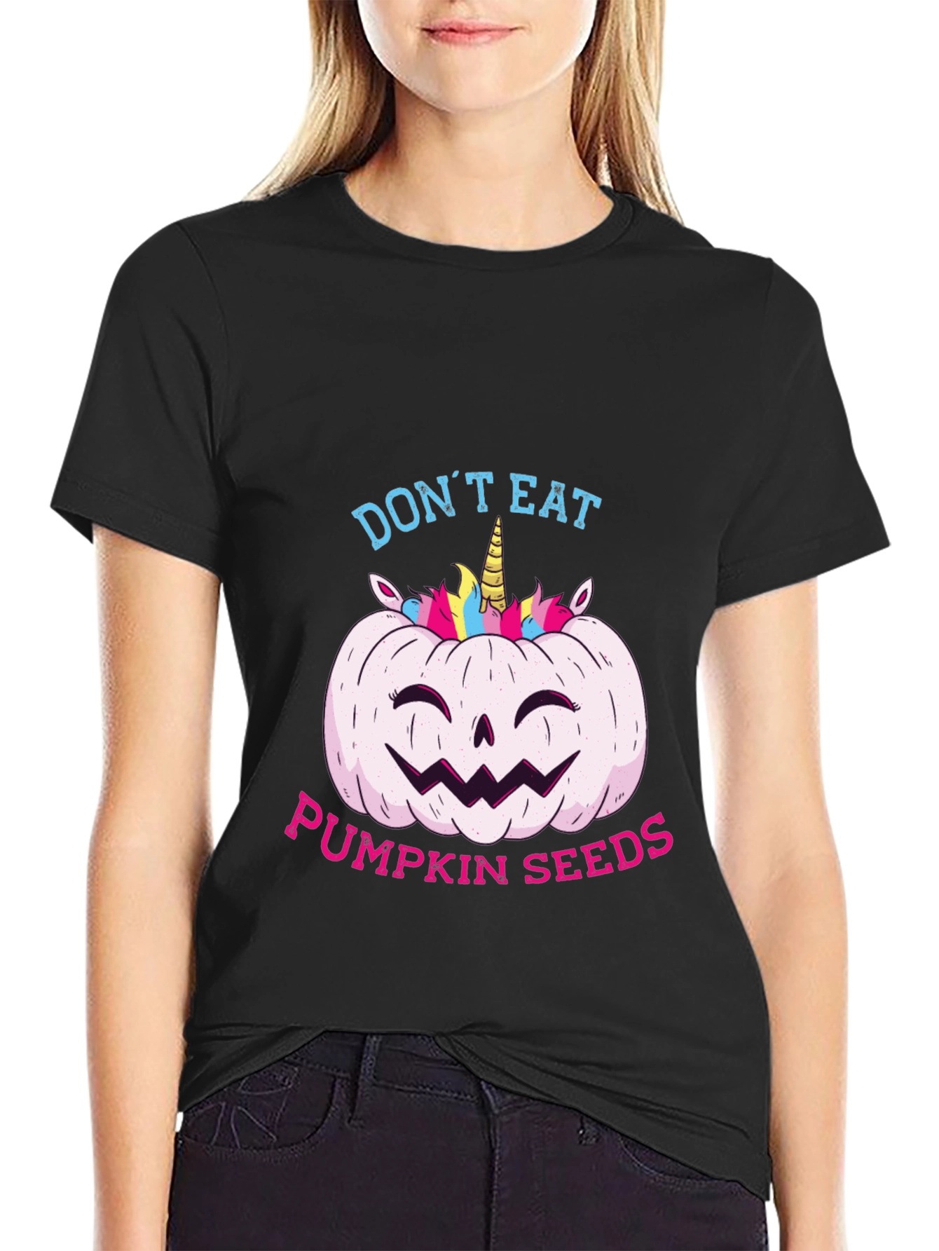 Unicorn Pumpkin Halloween T-Shirt