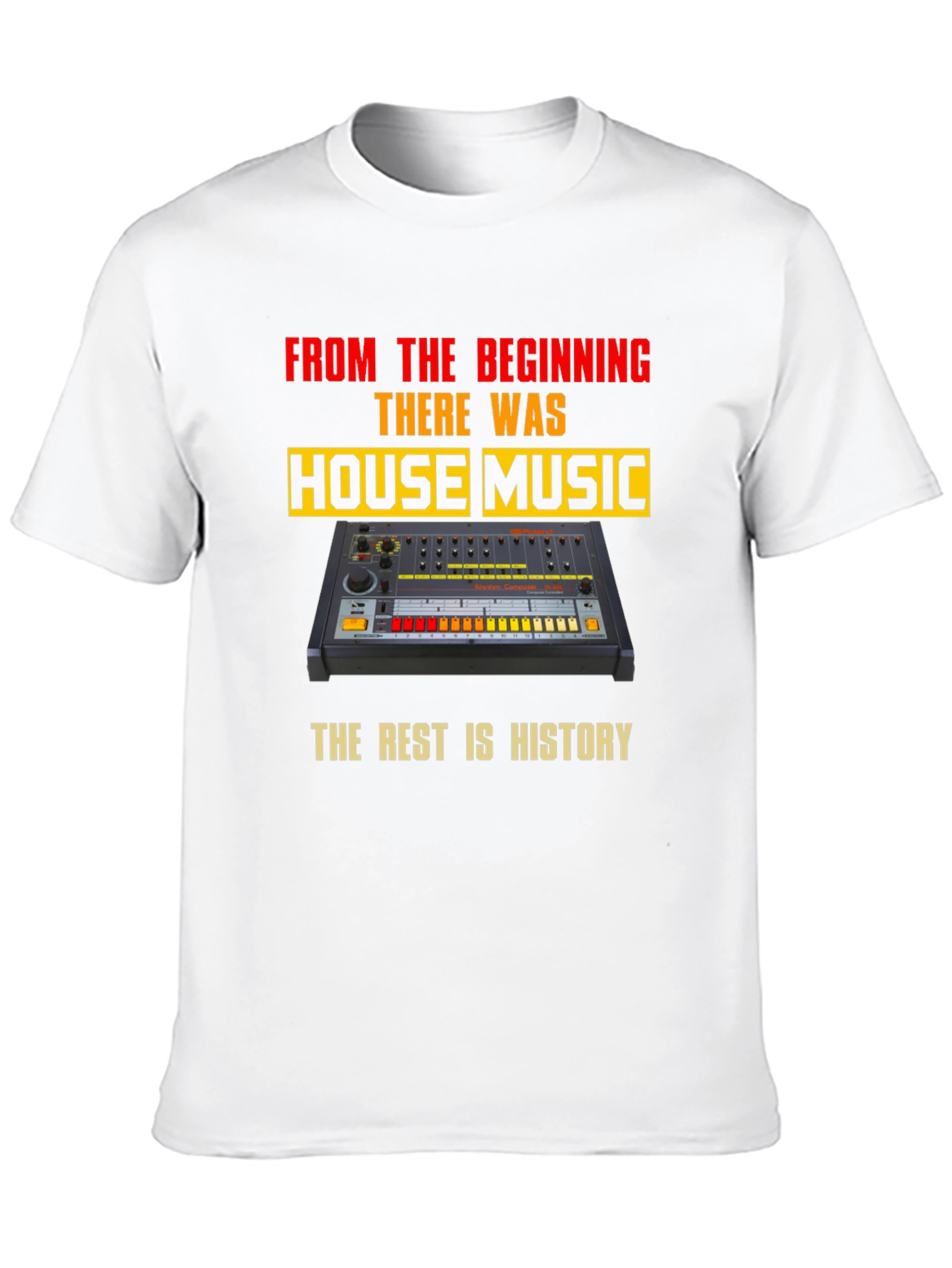 House Music T-Shirt - Retro Synth Design