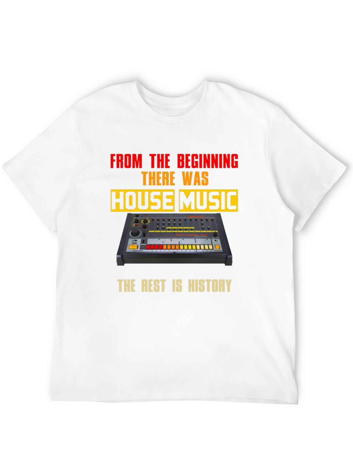 House Music T-Shirt - Retro Synth Design