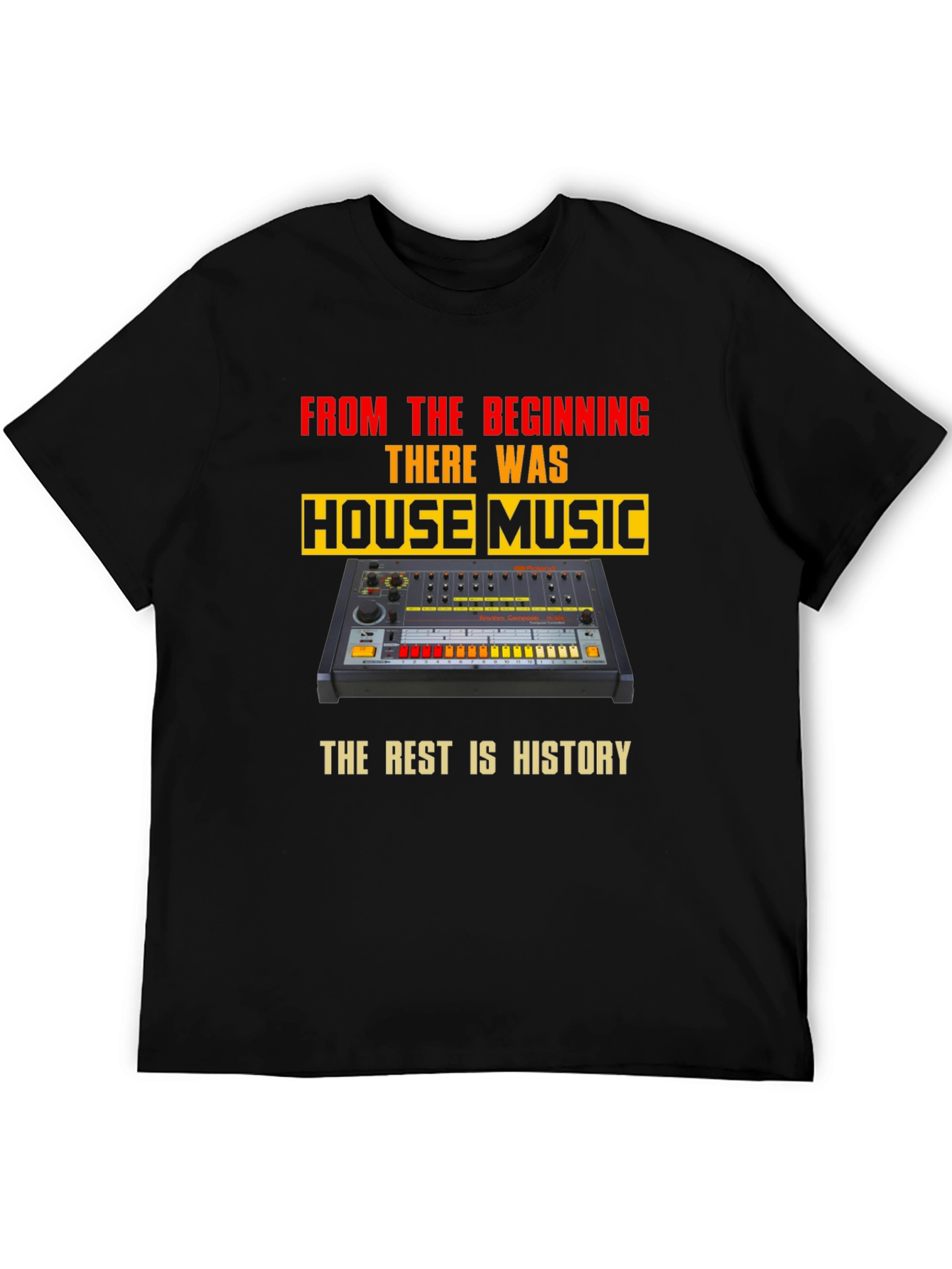 House Music T-Shirt - Retro Synth Design