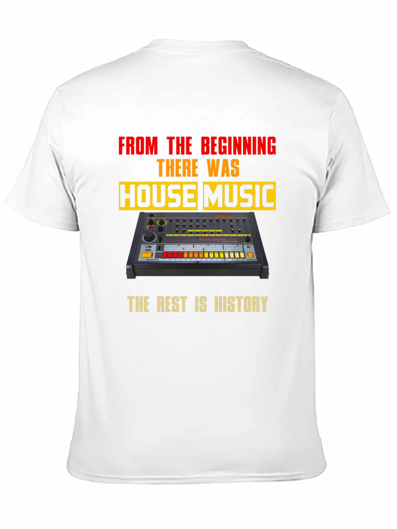 House Music T-Shirt - Retro Synth Design