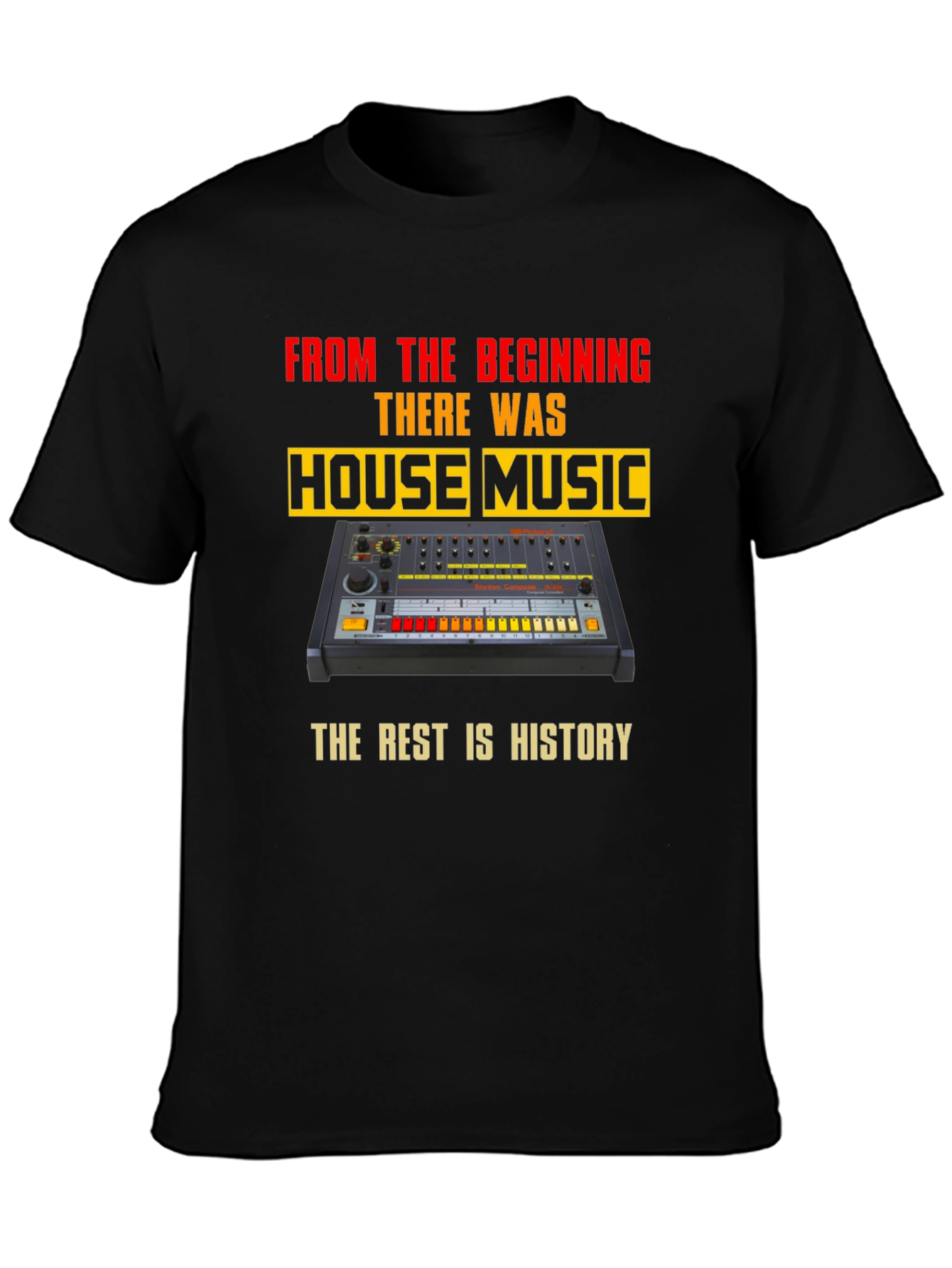 House Music T-Shirt - Retro Synth Design