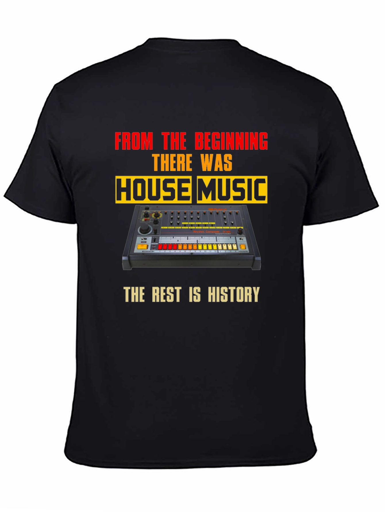 House Music T-Shirt - Retro Synth Design