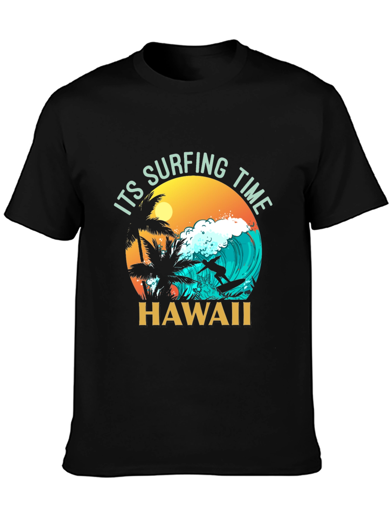 Hawaii Surfing Time T-Shirt