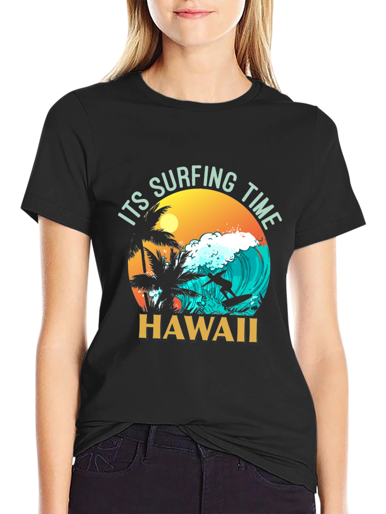Hawaii Surfing Time T-Shirt