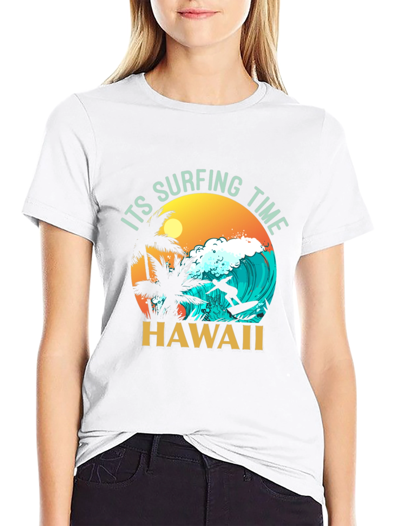Hawaii Surfing Time T-Shirt