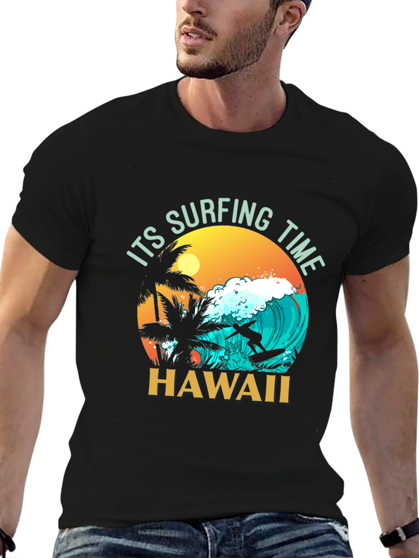 Hawaii Surfing Time T-Shirt