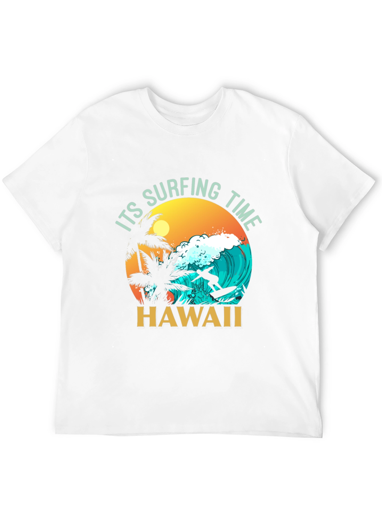 Hawaii Surfing Time T-Shirt