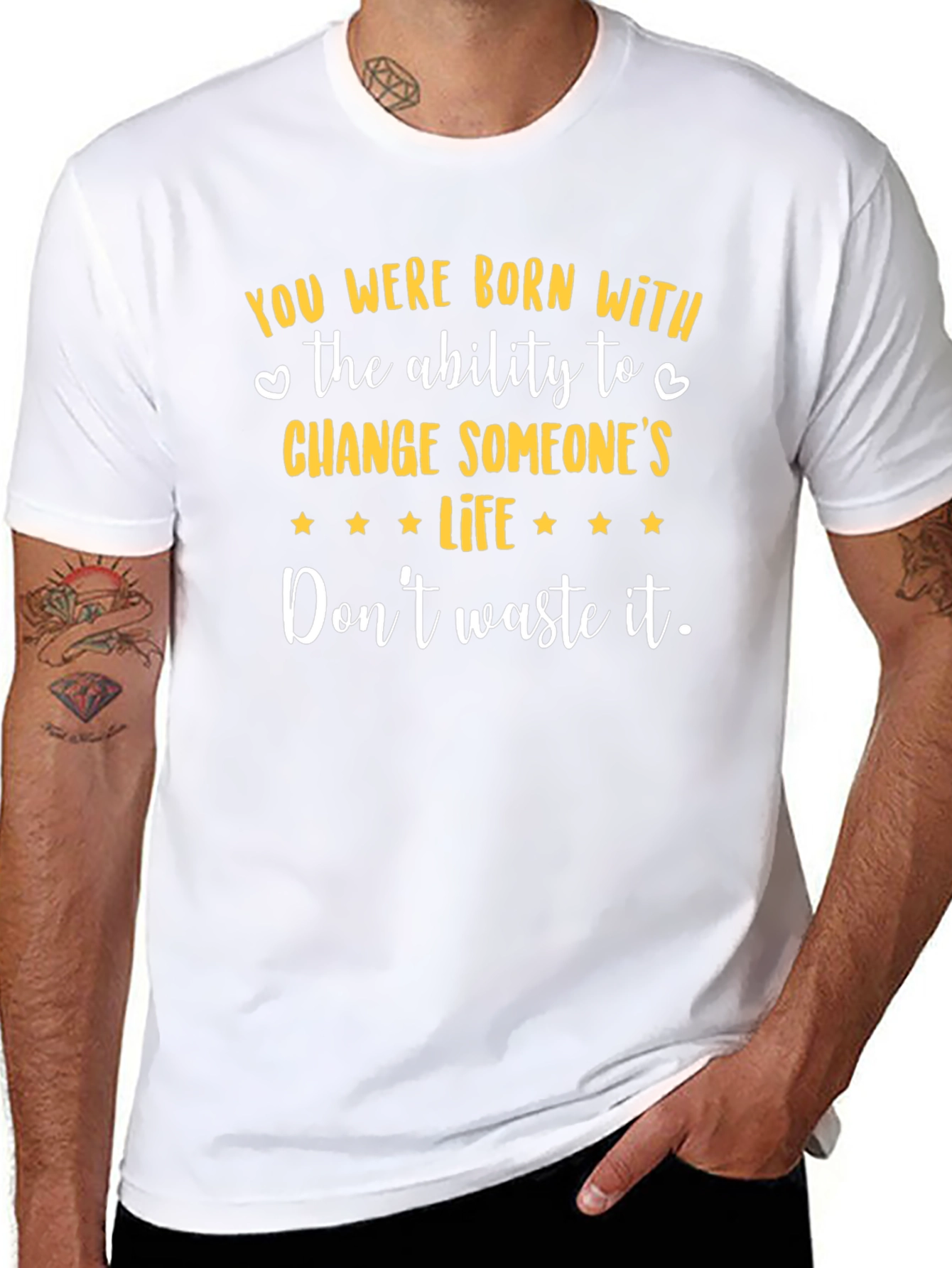 Inspirational Graphic Tee - Change Someones Life