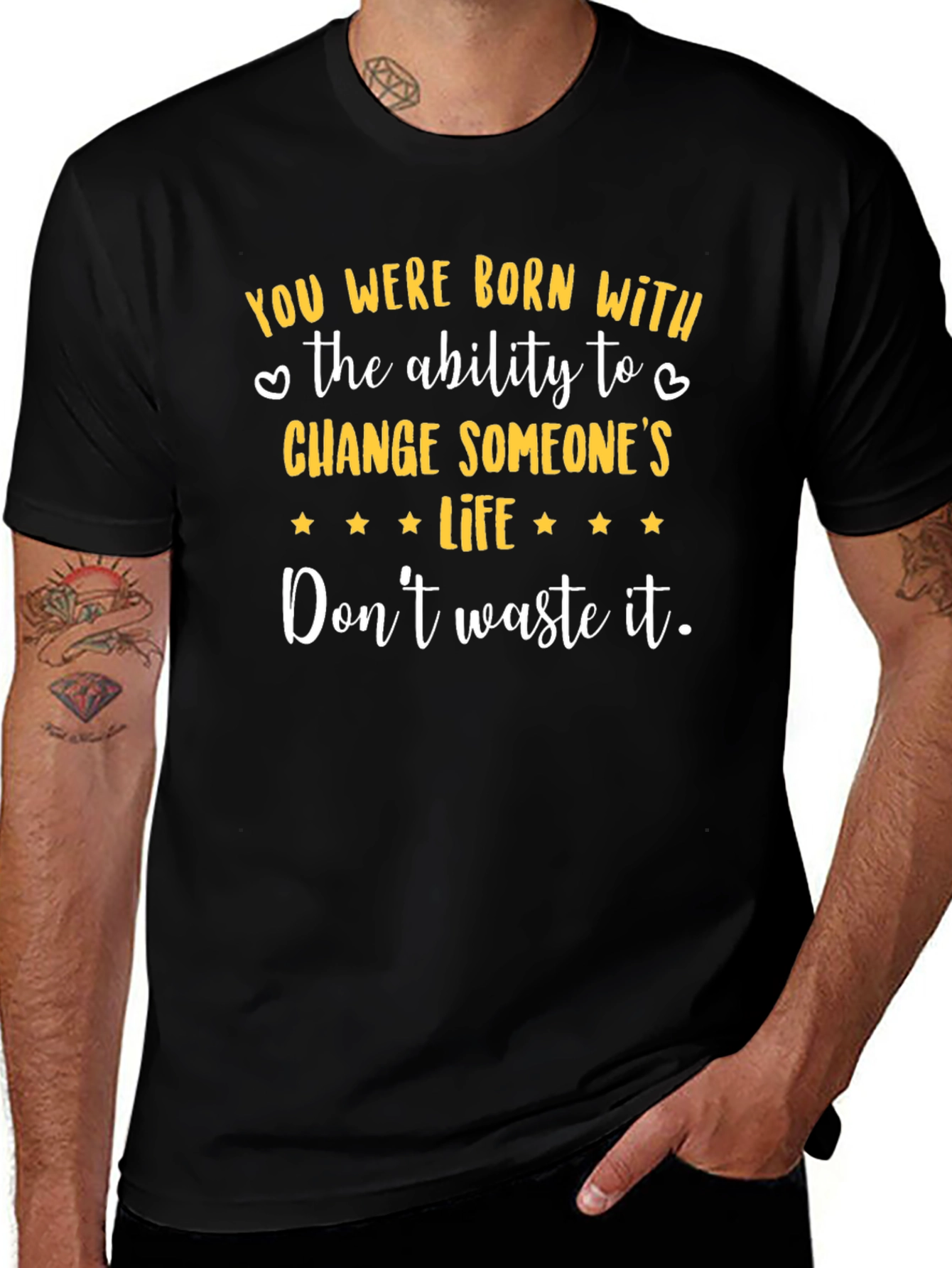 Inspirational Graphic Tee - Change Someones Life
