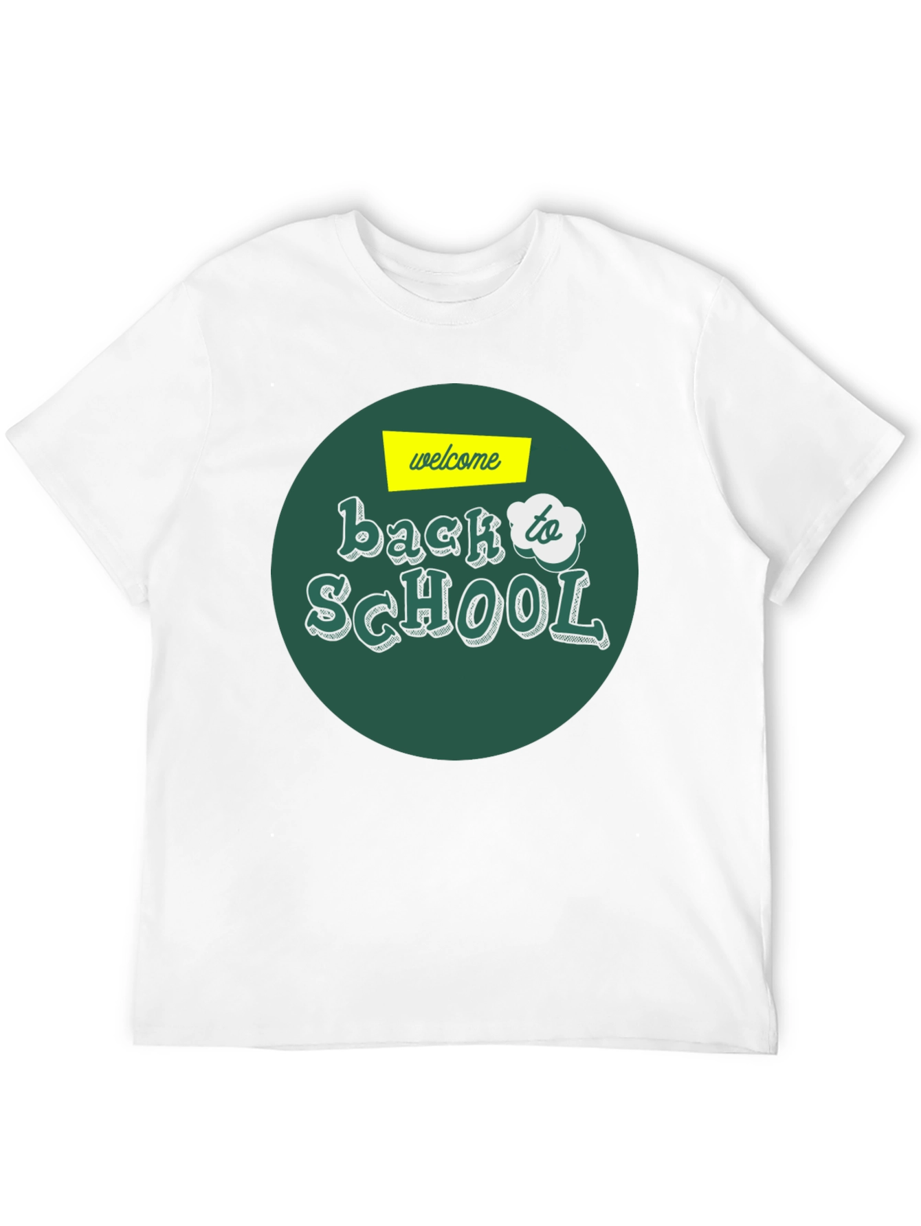 Welcome Back to School Graphic Tee - Black T-Shirt