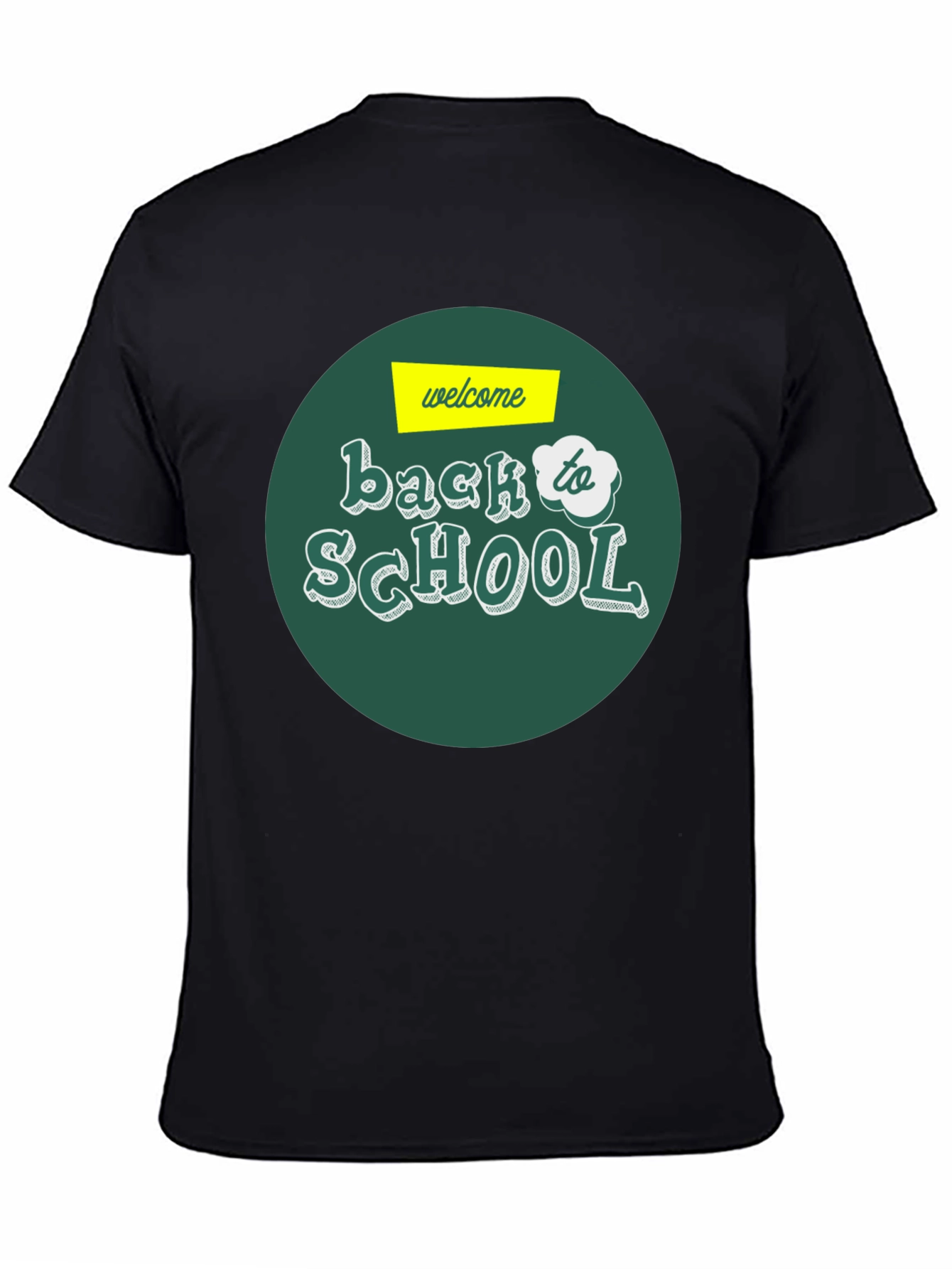 Welcome Back to School Graphic Tee - Black T-Shirt