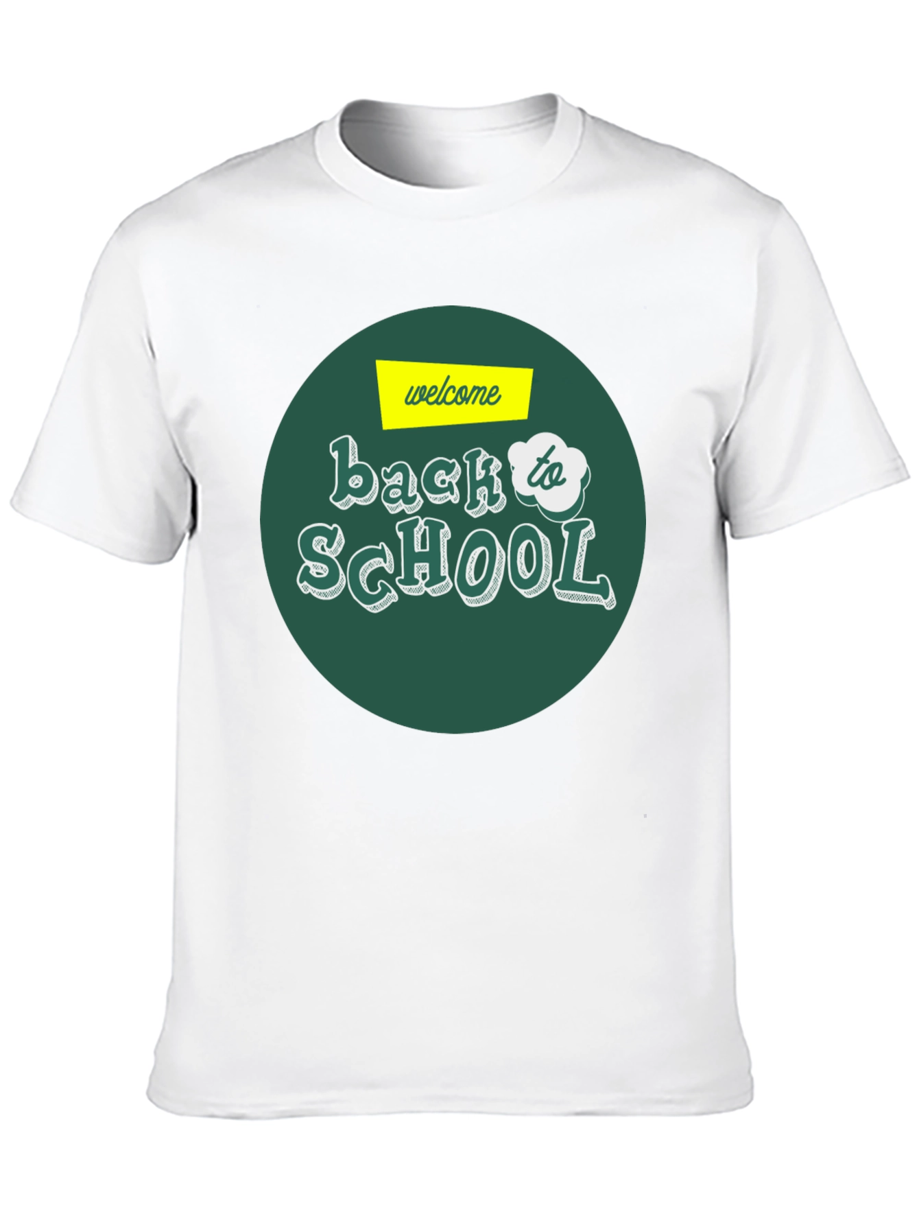 Welcome Back to School Graphic Tee - Black T-Shirt