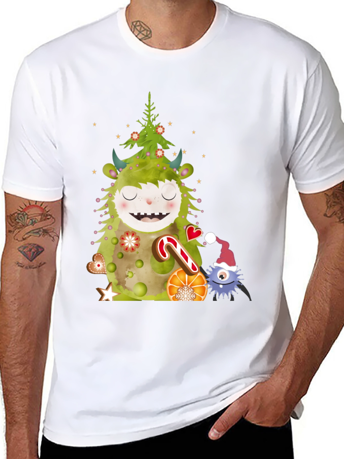 Festive Monster Christmas T-Shirt