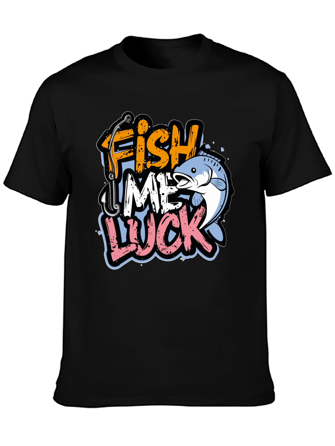 Fish Me Luck Graphic T-Shirt