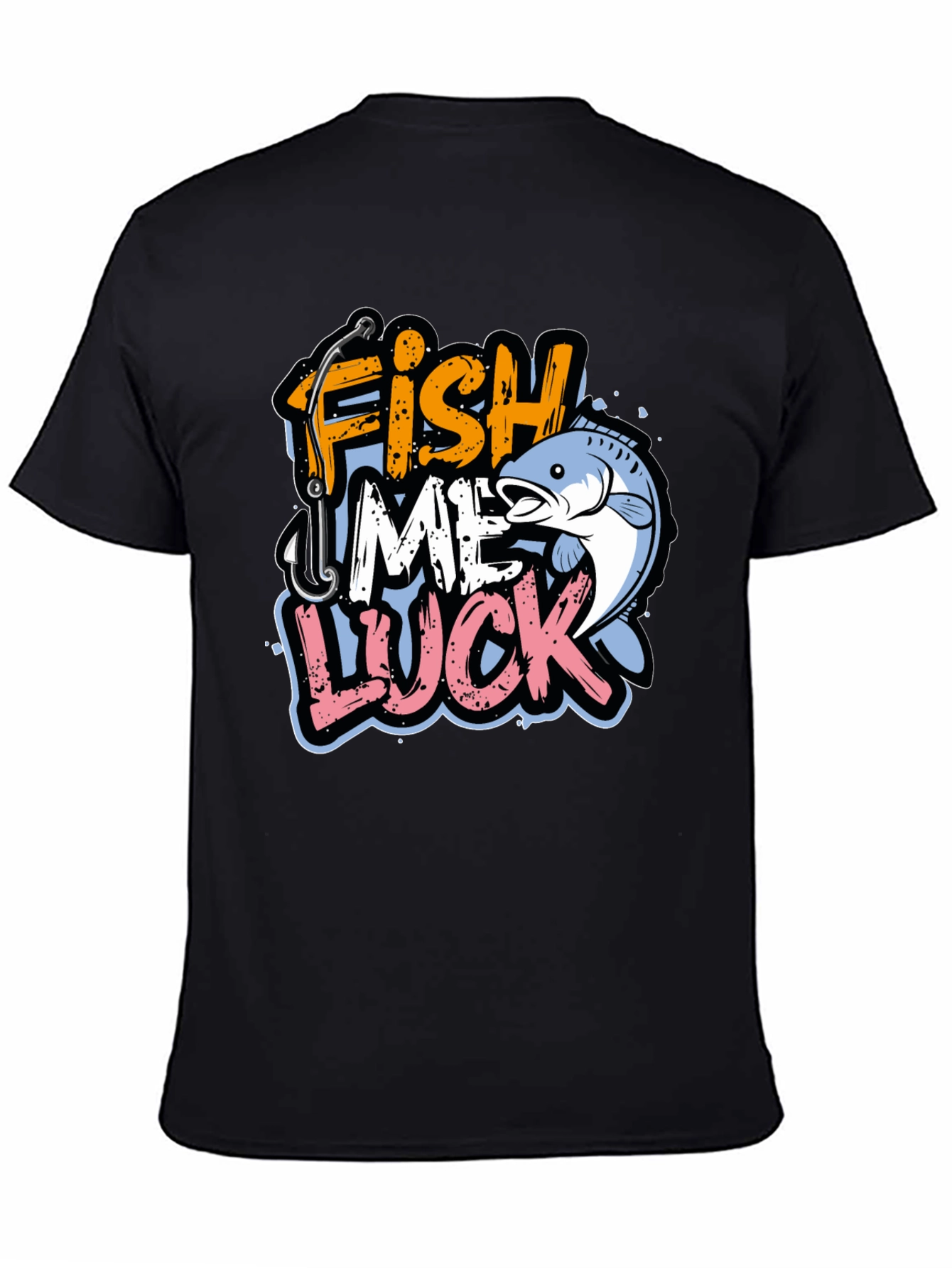 Fish Me Luck Graphic T-Shirt