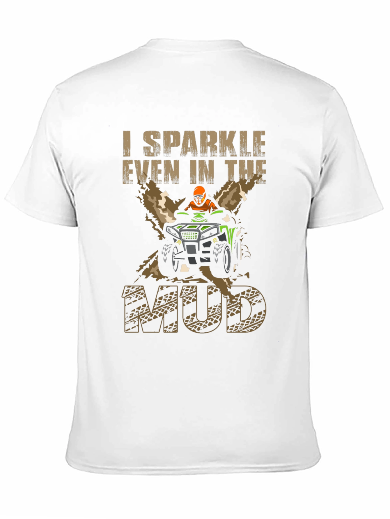 I Sparkle Even In The Mud Black T-Shirt