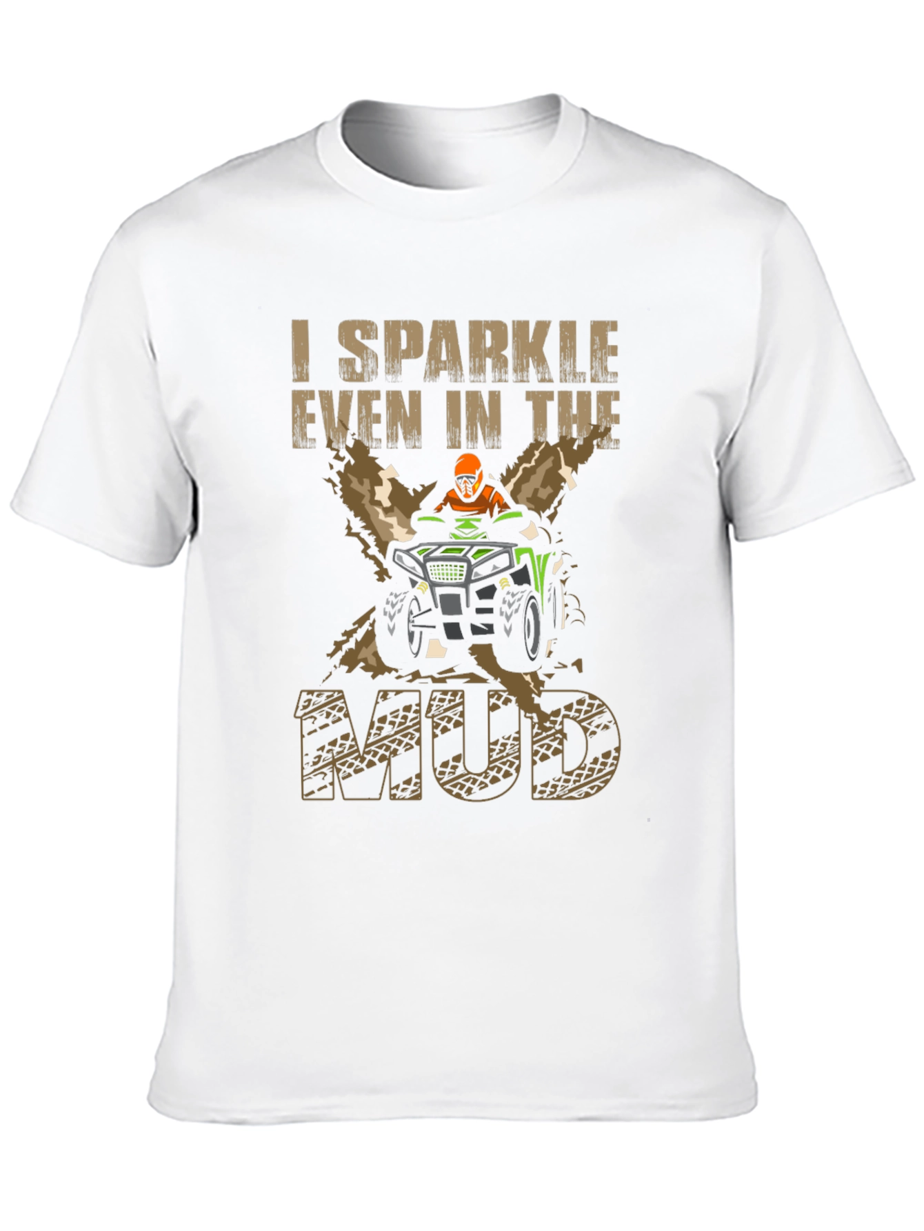I Sparkle Even In The Mud Black T-Shirt