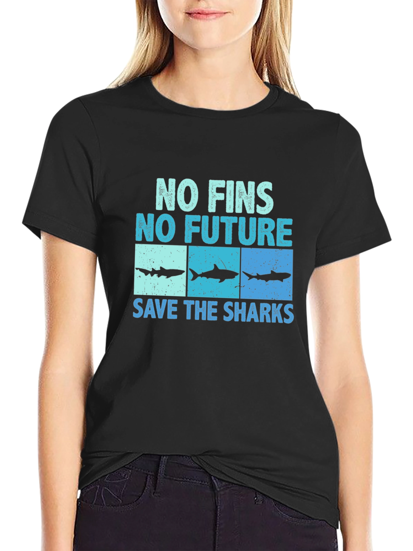 Save the Sharks Graphic T-Shirt