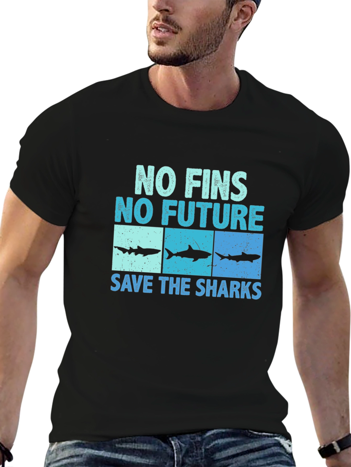 Save the Sharks Graphic T-Shirt