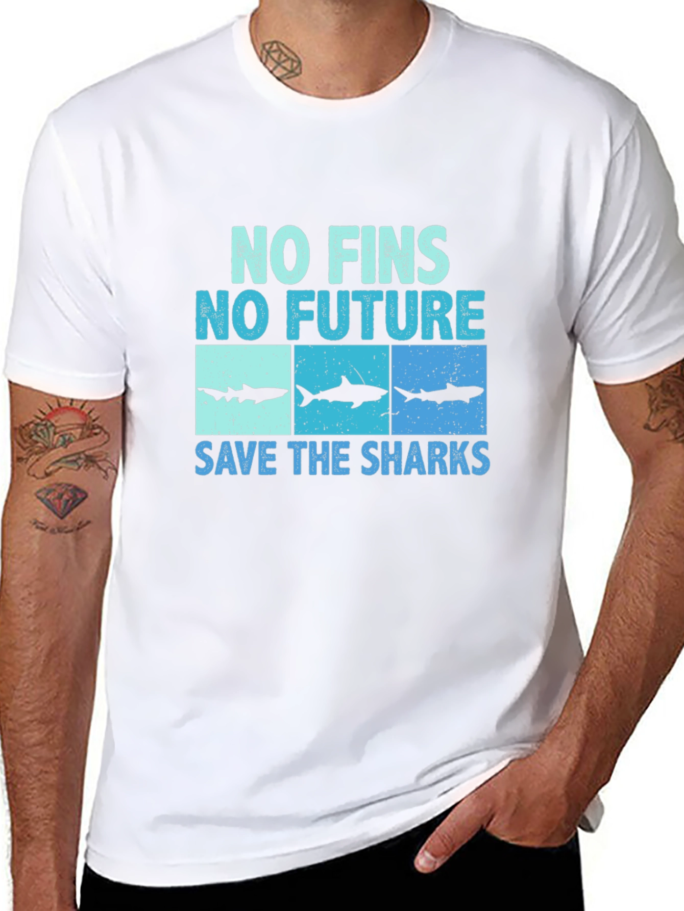 Save the Sharks Graphic T-Shirt