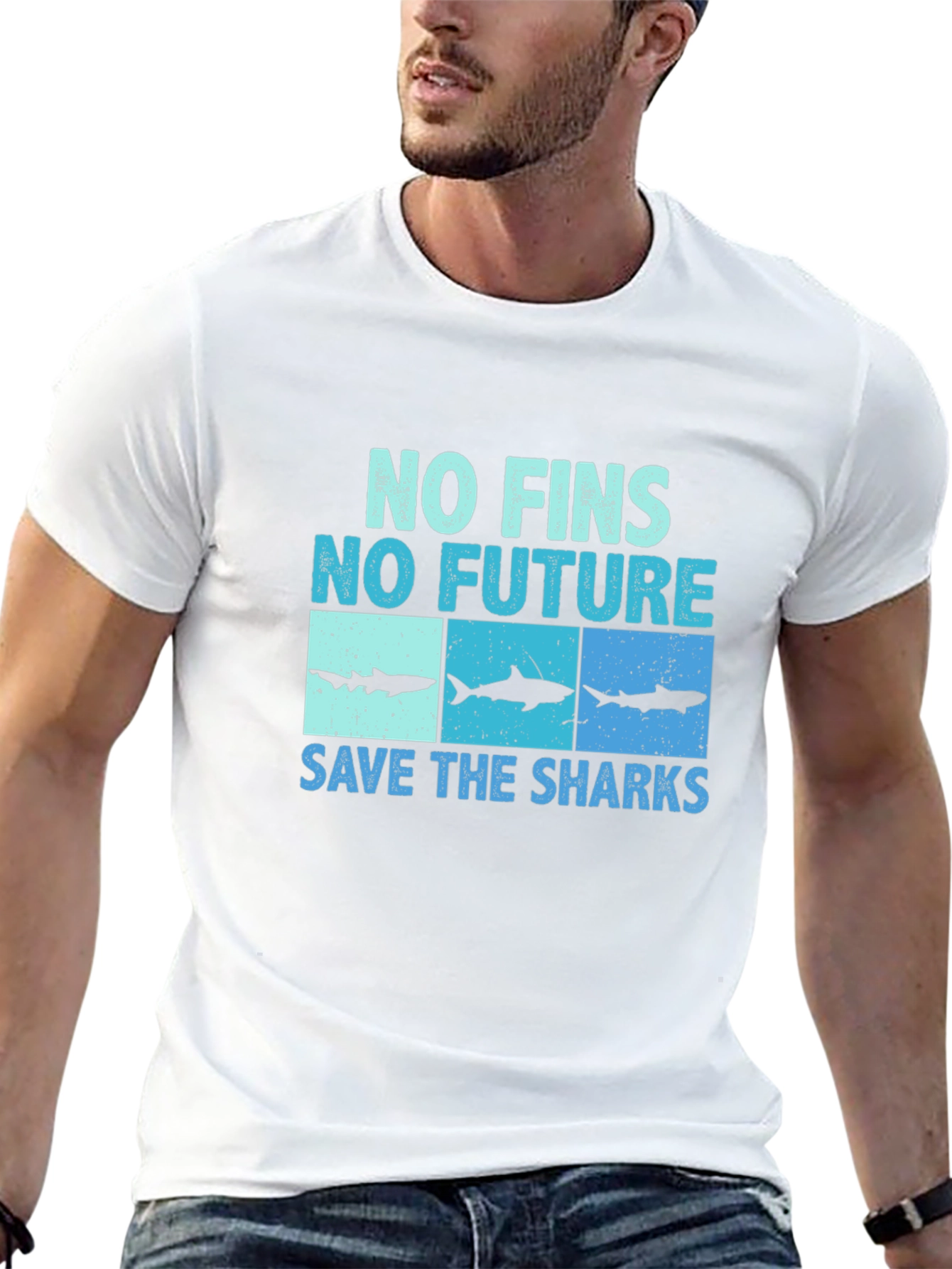 Save the Sharks Graphic T-Shirt