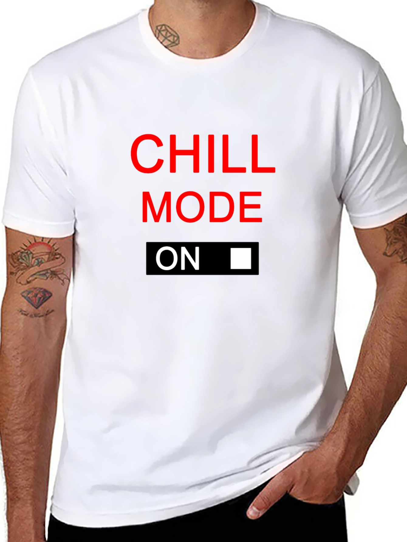 Chill Mode On Graphic T-Shirt - Relaxed Style
