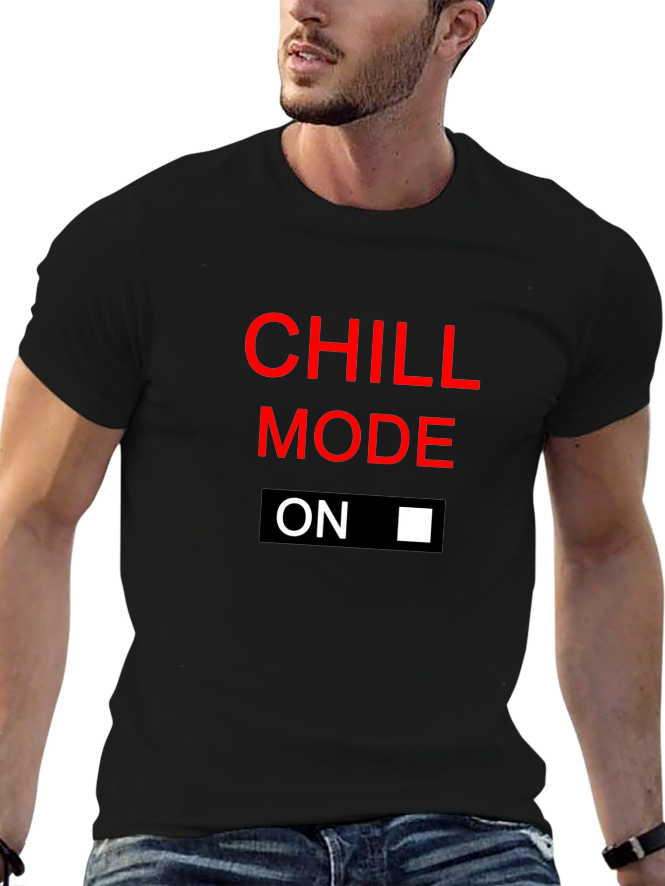 Chill Mode On Graphic T-Shirt - Relaxed Style