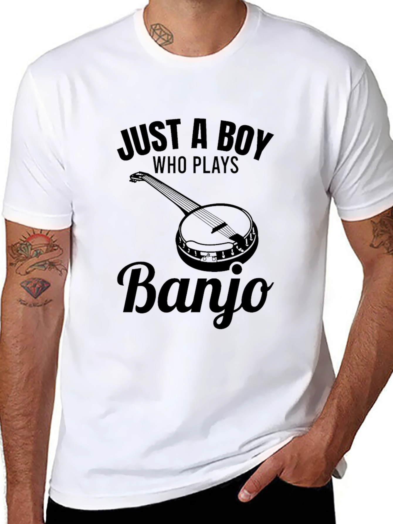 Just A Boy Who Plays Banjo T-Shirt