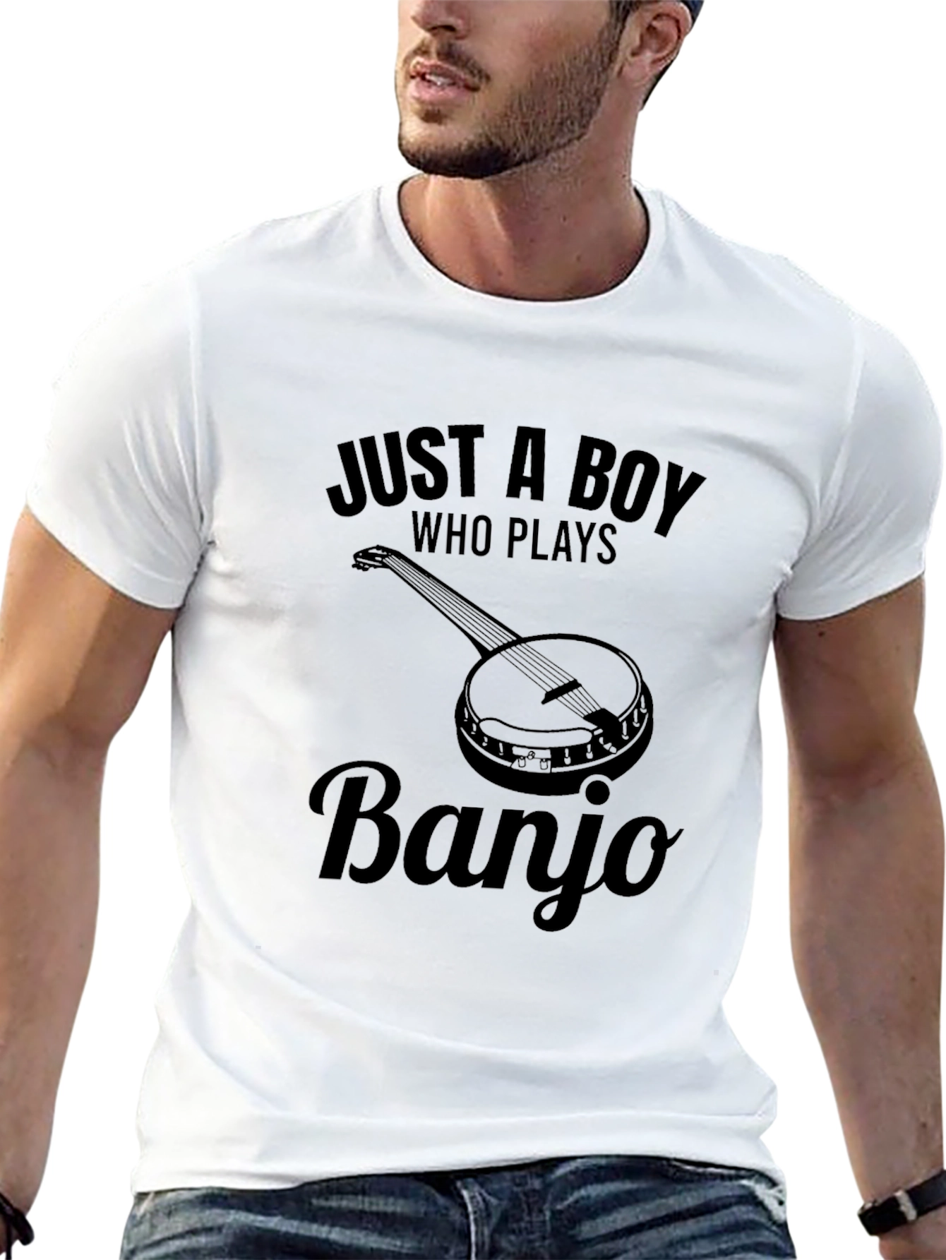 Just A Boy Who Plays Banjo T-Shirt